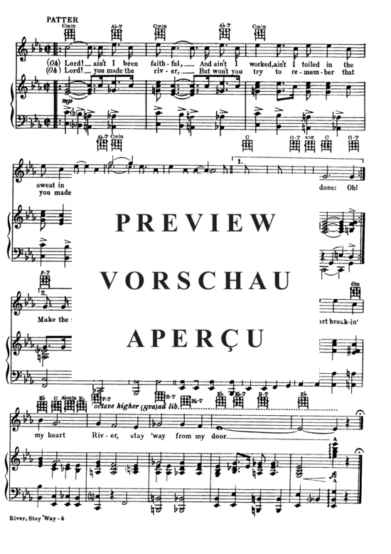 Produktgalerie: Seite 6 von 8 River, Stay Way From My Door , Popular Standard, Klavier und Gesang