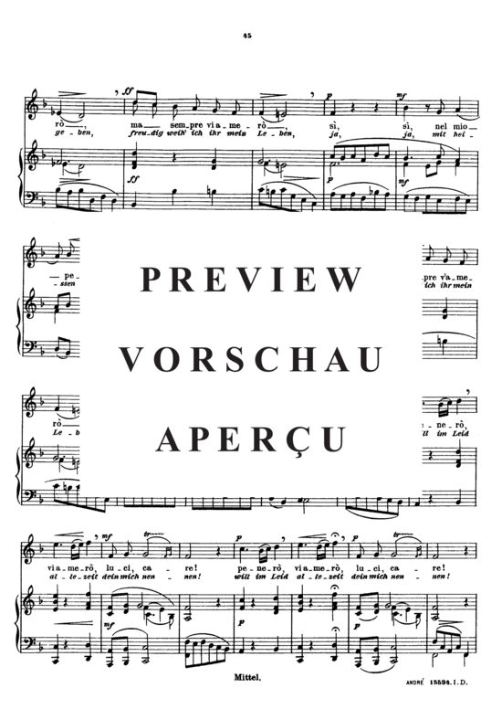 gallery: Per la gloria d´adorarvi , Sieber Ferdinand, (Gesang mittel + Klavier)