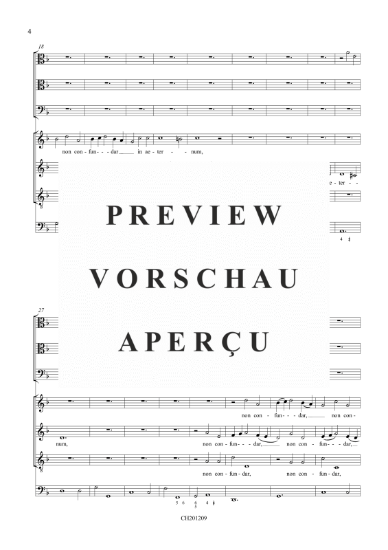 Produktgalerie: Seite 5 von 11 In te Domine speravi (Psalm 31), , Gemischtes Ensemble SAT, 2 Violen, Fagott und BC