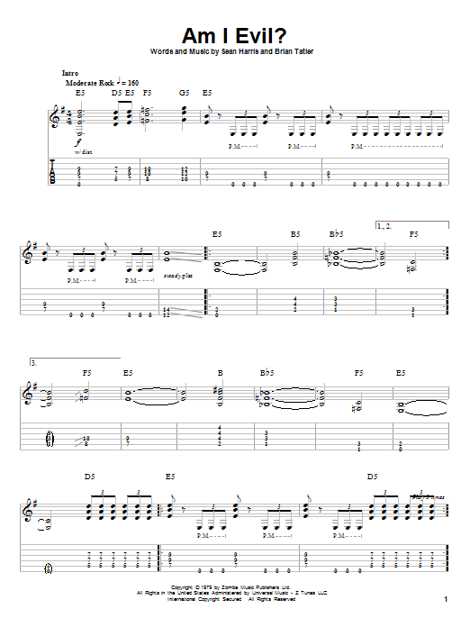 Produktgalerie: Seite 1 von 1 Am I Evil?, Metallica, Gitarre