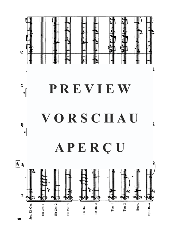Produktgalerie: Seite 11 von 11 Großer Marsch aus Aida, , Blechbläser Ensemble 10-stimmig