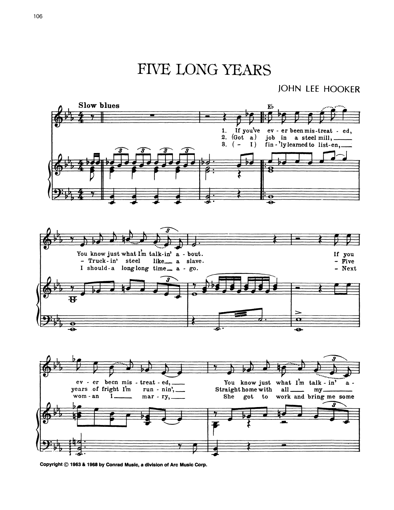 Product picture to: Five Long Years