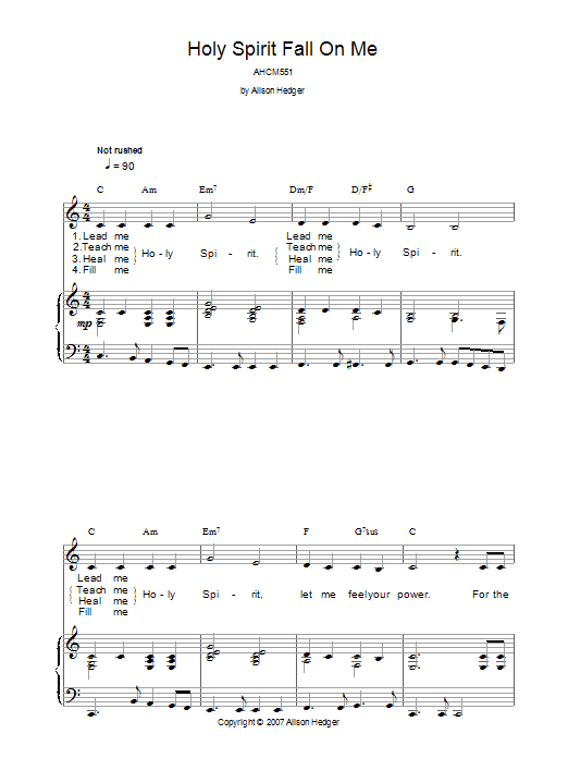 Produktbild zu: Holy Spirit Fall On Me