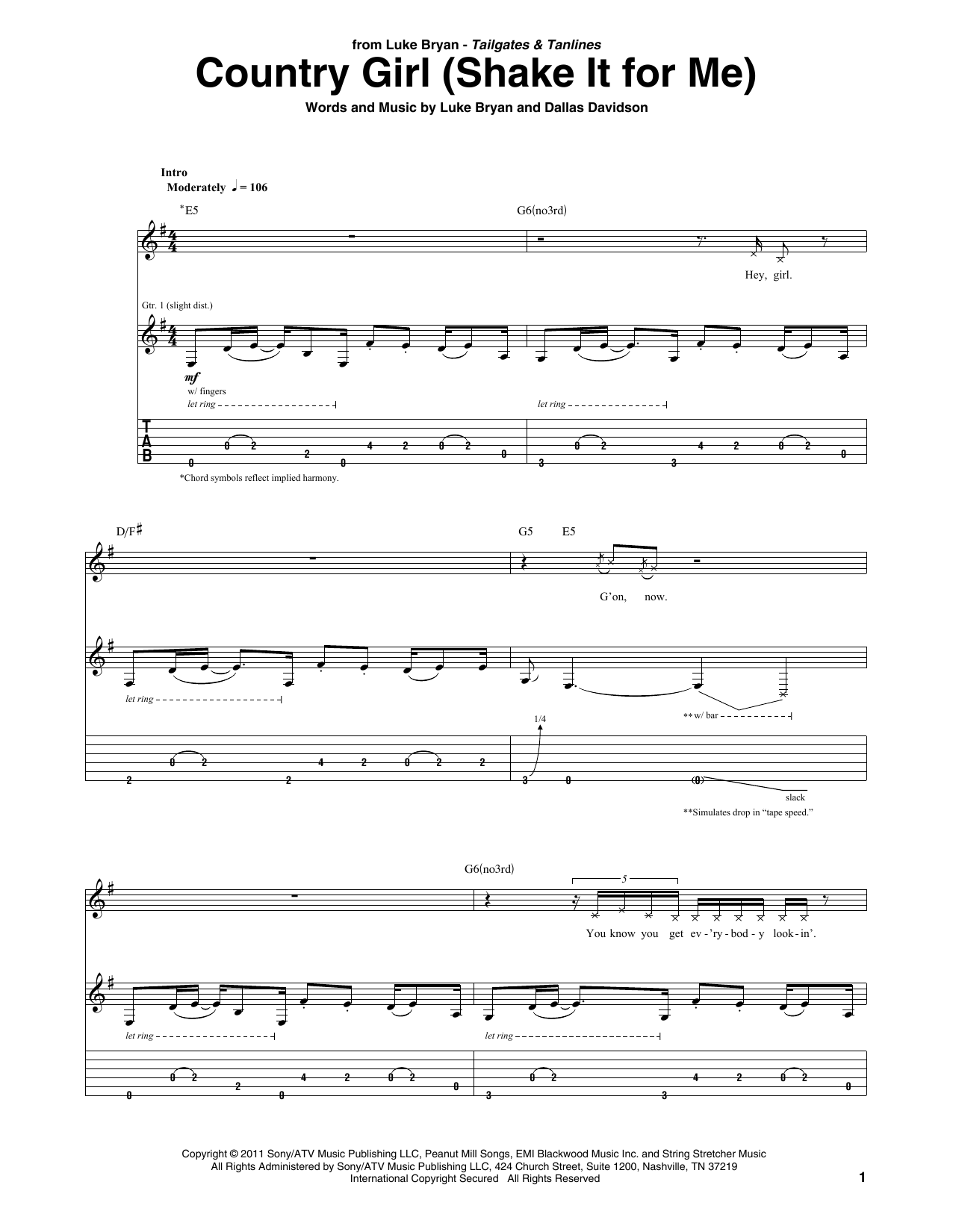 Produktbild zu: Country Girl (Shake It For Me)