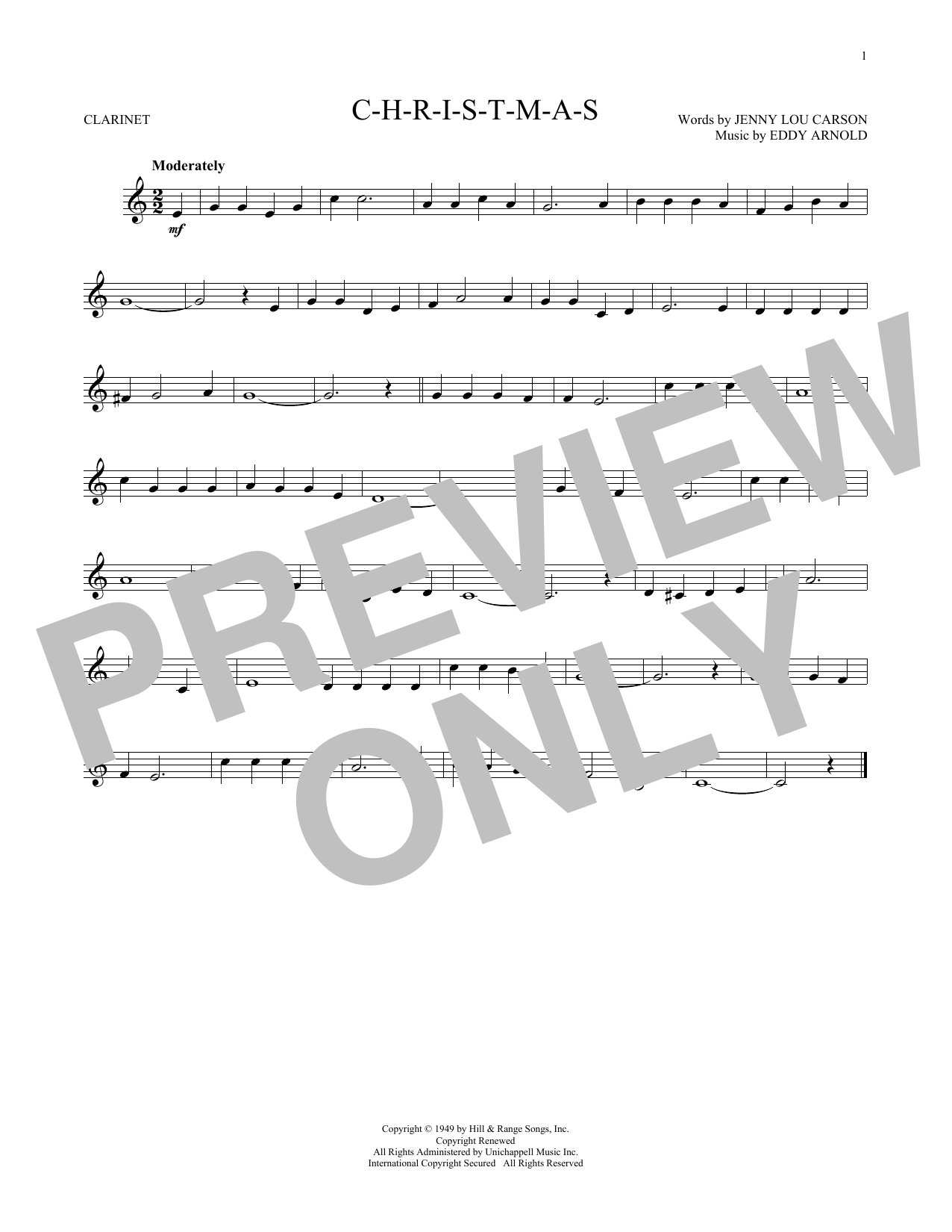 Product gallery: Page 1 of 1 C-H-R-I-S-T-M-A-S, Eddy Arnold
