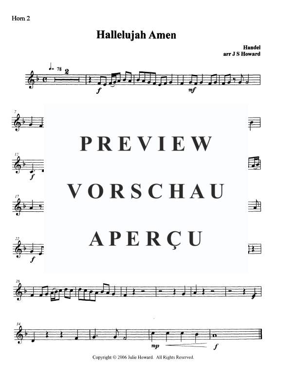 Produktgalerie: Seite 10 von 11 Hallelujah Amen, , Blechbläser Oktett