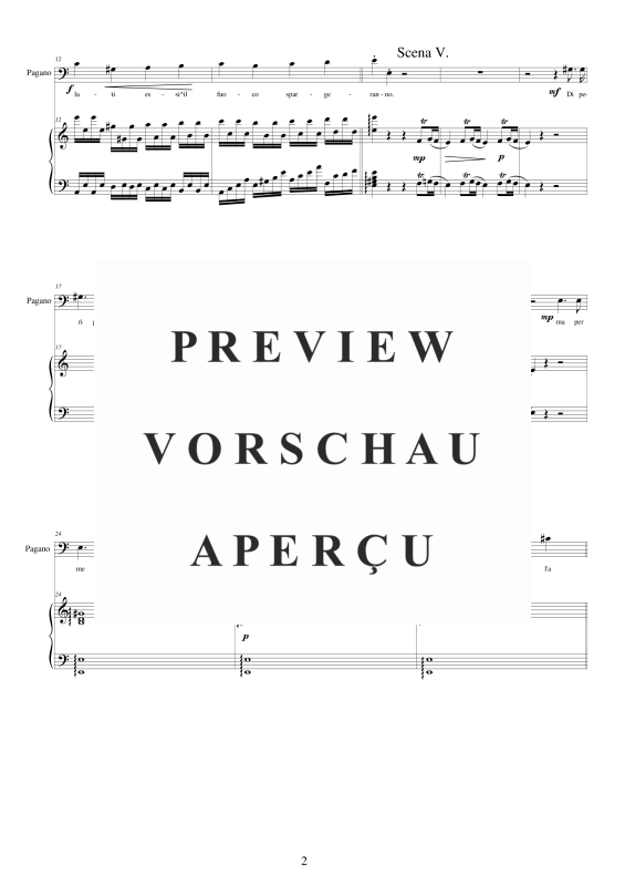 Produktgalerie: Seite 3 von 11 I Lombardi - (Act 1-V) Di perigli è piena l'opra, , Männerchor TBB und Klavier