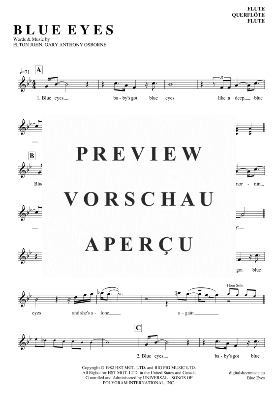 Product gallery: Page 2 of 3 Blue Eyes , John, Eltom, (transverse flute)