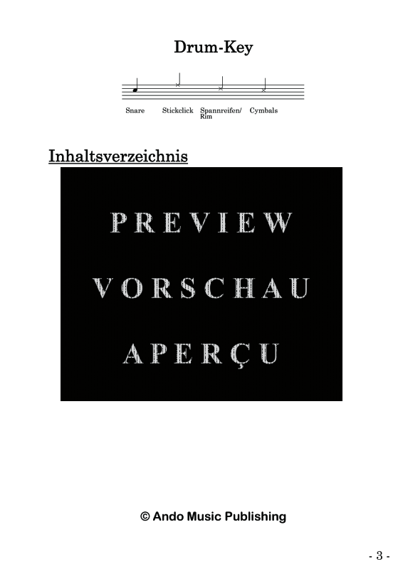 gallery: Solos für Marschtrommler - Band 2, , 40 Solo Stücke für erweiterte Marschbesetzung: Kleine Trommel, Parade Trommel, Große Trommel, Tom Toms und Becken