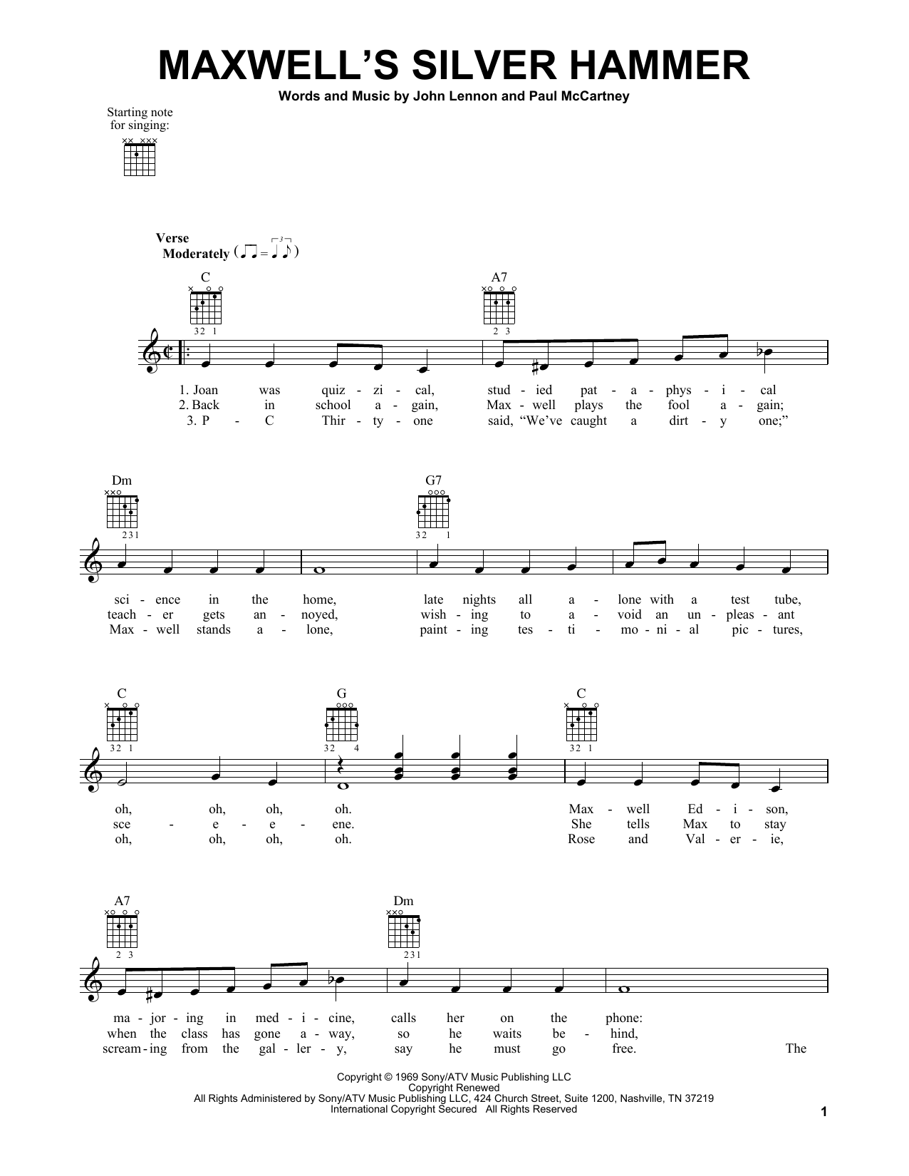 Produktbild zu: Maxwell's Silver Hammer