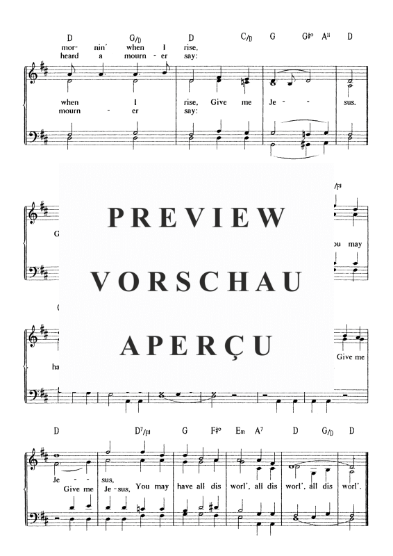 Produktgalerie: Seite 4 von 4 Give Me Jesus, , Gemischter Chor