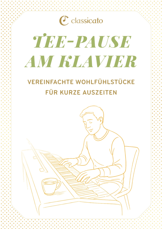 Produktbild zu: Tee-Pause am Klavier - Vereinfachte Wohlfühlstücke für kurze AuszeitenFelix Mendelssohn Bartholdy / Frank Bridge / Edward Elgar / John Field / Henry Purcell