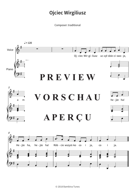 Produktbild zu: Ojciec Wirgiliusztraditional/Martin Malto