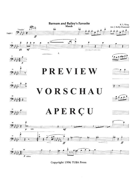 Product gallery: Page 11 of 18 Barnum and Bailey´s Favroite , , (Tuba Quartett EETT)