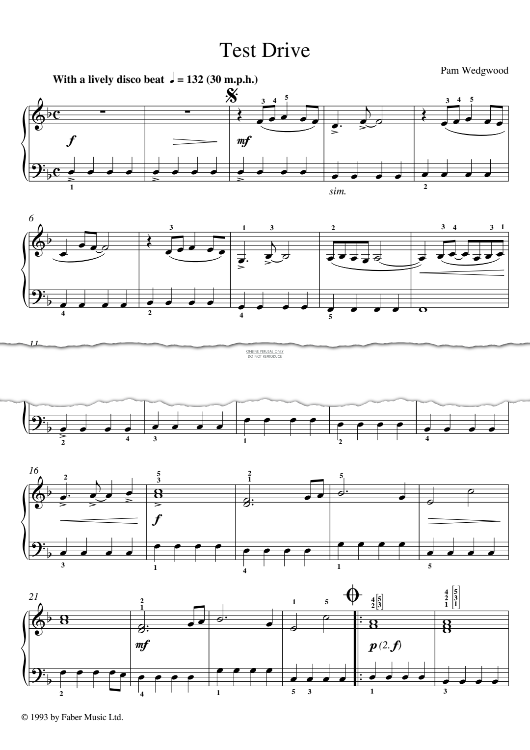 Produktbild zu: Test Drive (from 'Easy Jazzin' About)