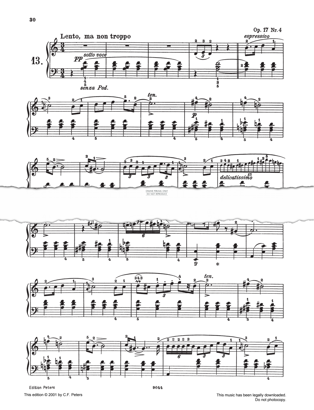 Produktbild zu: Mazurkas Op. 17 No. 4