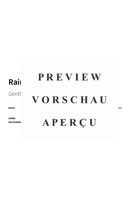 Produktgalerie: Seite 3 von 11 Raindrops at the Piano - Gentle, Simplified Pieces for Rainy Days, , Klavier Solo