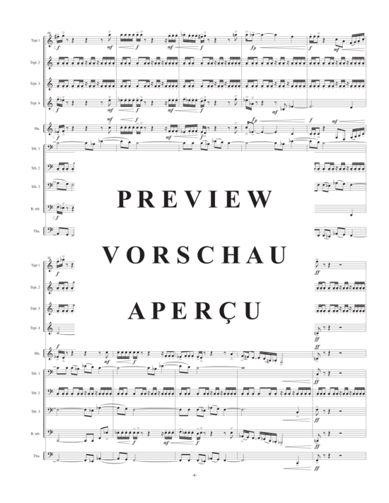 Product gallery: Page 7 of 21 Brom Bones (10-stimmiger Blechbläserchor) (4 Trompeten, 1 Horn, 3 Posaunen, 1 Bassposaune, 1 Tuba) , , )