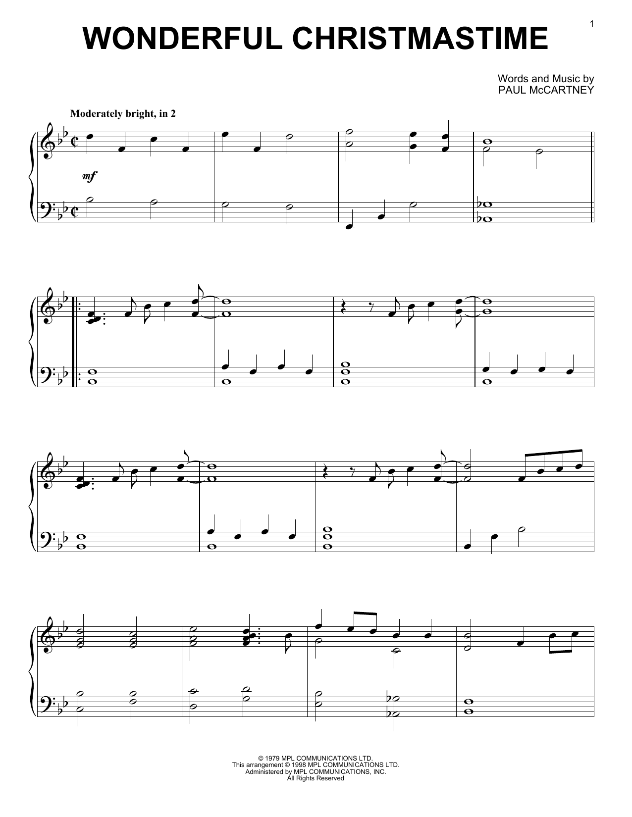 Produktbild zu: Wonderful Christmastime