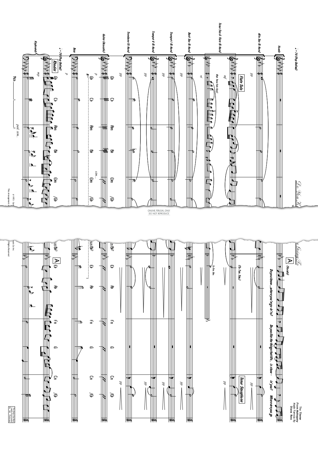 Product gallery: Page 1 of 1 Do You Know Where You're Going To?, Diana Ross