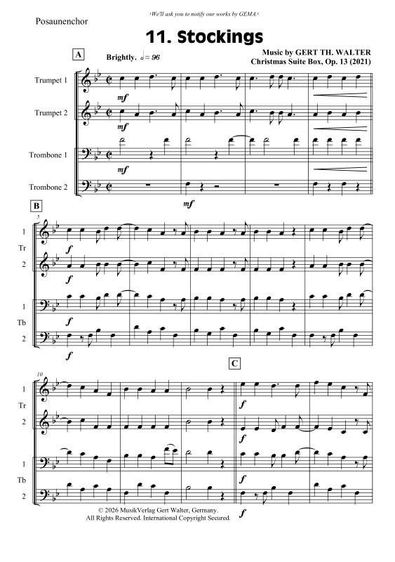 gallery: Stockings, , Posaunenchor