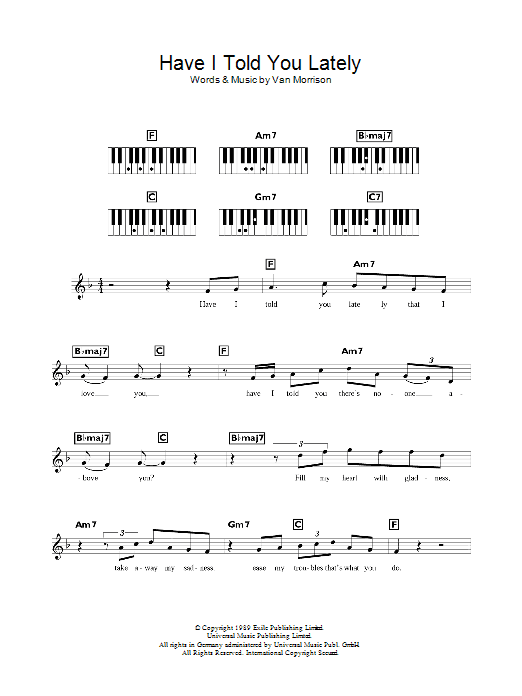 Produktgalerie: Seite 1 von 1 Have I Told You Lately, Van Morrison, Melodieinstrument