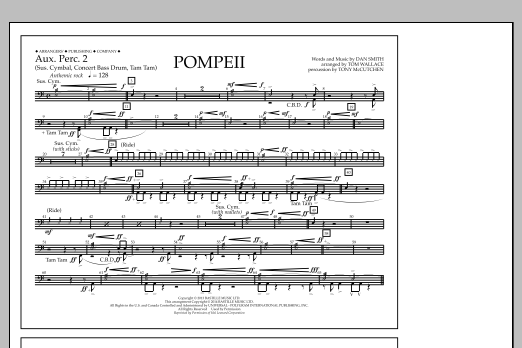 Produktbild zu:  Pompeii - Aux. Perc. 2 - Tom Wallace