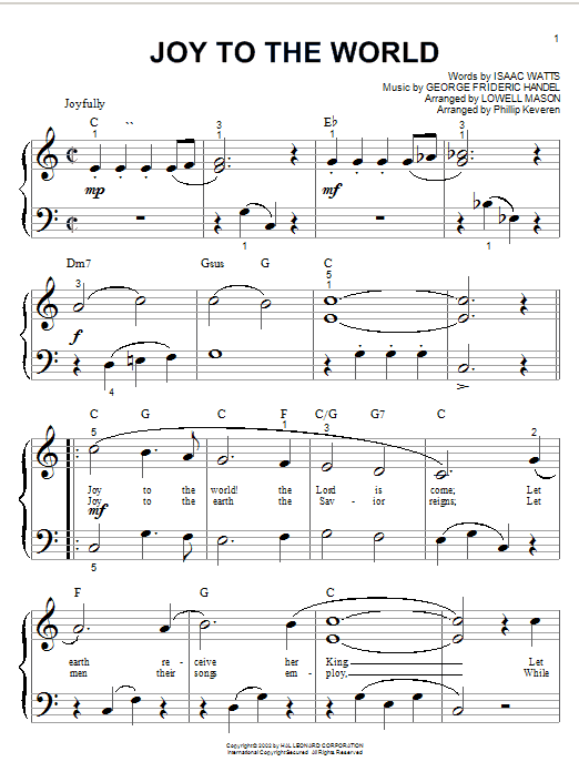 Produktbild zu: Joy To The World (arr. Phillip Keveren)
