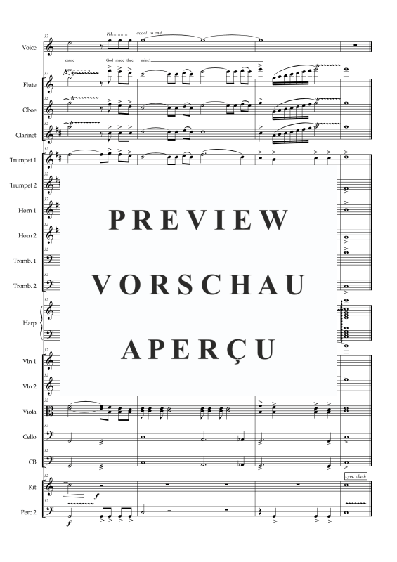 Produktgalerie: Seite 10 von 11 Because, , Solo Gesang und Orchester