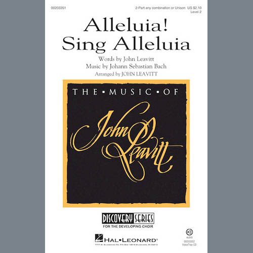 cover: Alleluia! Sing Alleluia, John Leavitt, Chor