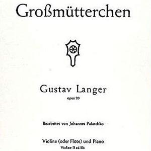 cover: Grossmutterchen, G. Langer, Gesang, Gitarre, Klavier