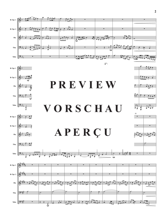 Produktgalerie: Seite 3 von 13 Moonlight , , (Blechbläser-Quintett)