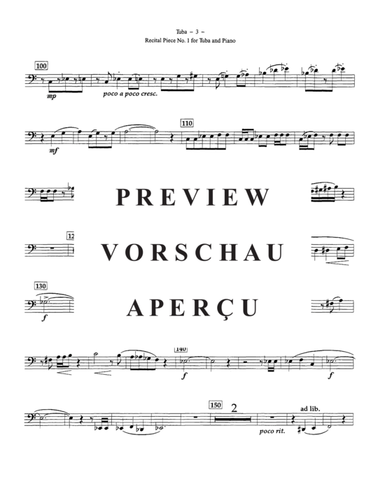 gallery: Recital Piece No 1 , , (Tuba + Klavier)
