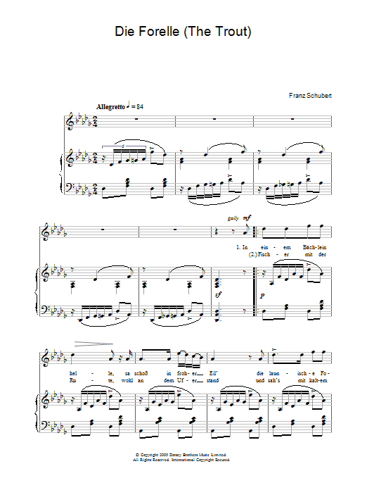 Product picture to: Theme From The Trout Quintet (Die Forelle)
