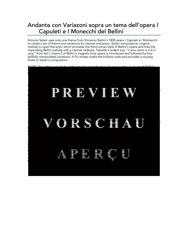 gallery: Andante con Variazioni sopra un tema dell´opera I Capuleti e Montecchi, , (clarinet in Bb and piano)