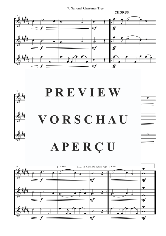 Produktgalerie: Seite 3 von 6 National Christmas Tree, , (Saxophon Trio)