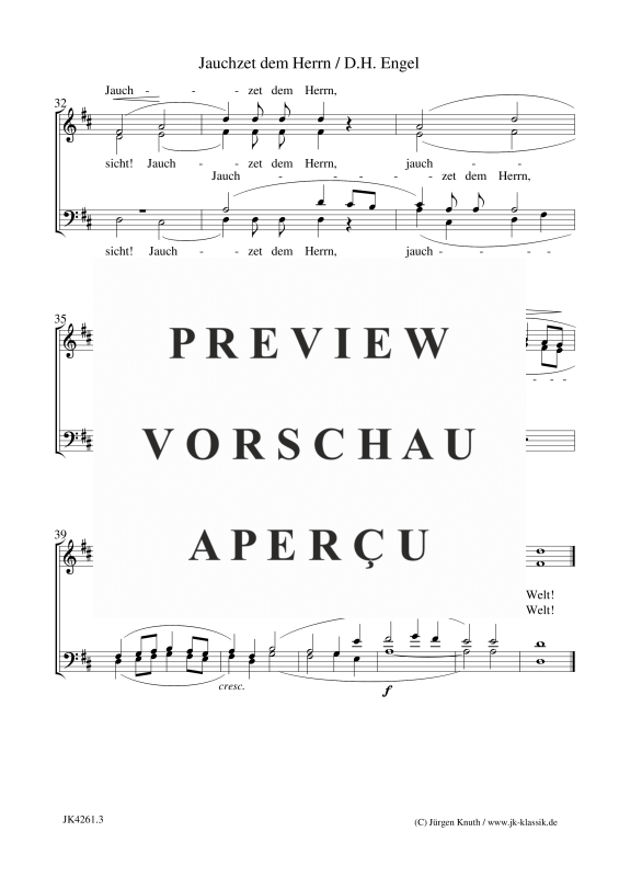 gallery: Jauchzet dem Herrn, , Gemischter Chor