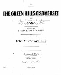 cover: The Green Hills O'Somerset, Eric Coates