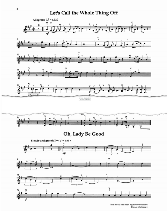 Product gallery: Page 1 of 1 Let's Call The Whole Thing Off, George Gershwin