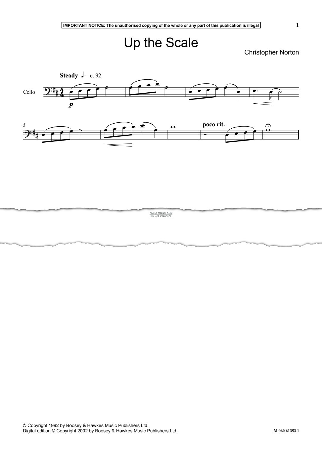 Produktgalerie: Seite 1 von 1 Up the Scale, Christopher Norton, Klavier, Violoncello