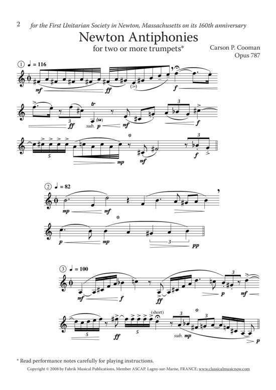 Product picture to: Newton Antiphonies Carson P. Cooman