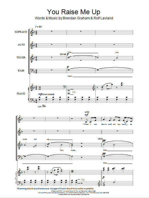 Produktbild zu: You Raise Me Up