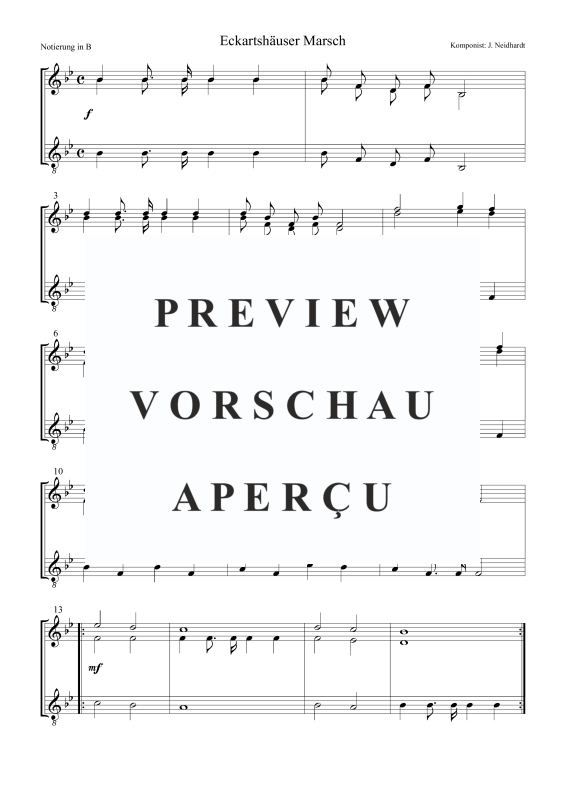 Produktgalerie: Seite 4 von 5 Eckartshäuser Marsch, , Posaunenchor