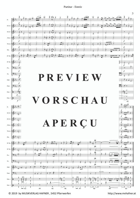 Product gallery: Page 8 of 11 Entrée, , (Youth wind orchestra)