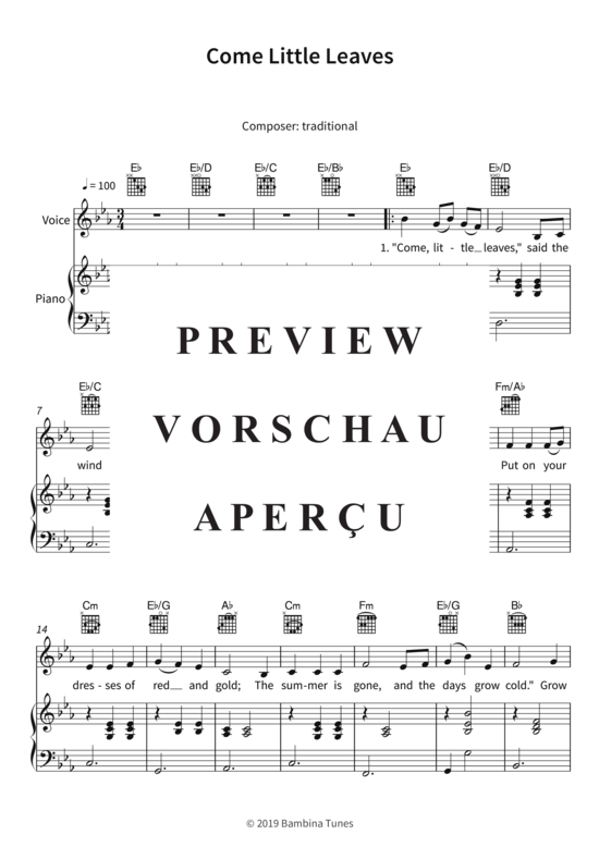 Produktbild zu: Come Little LeavesLars Opfermann