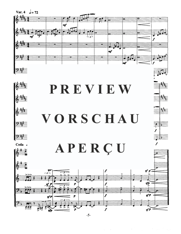 Produktgalerie: Seite 8 von 11 Blackbird Variations, , Blechbläserquintett
