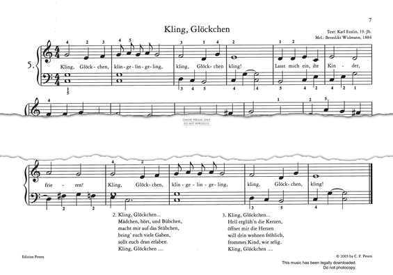 Produktgalerie: Seite 1 von 1 Kling, Glöckchen, Benedikt Widmann, Gesang, Klavier