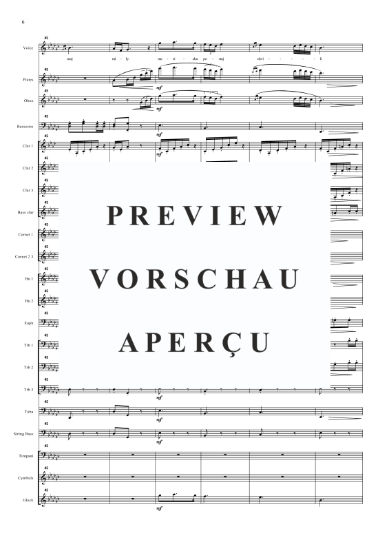 Produktgalerie: Seite 9 von 11 Lied an den Mond, , Sopran Solo und Concert Band