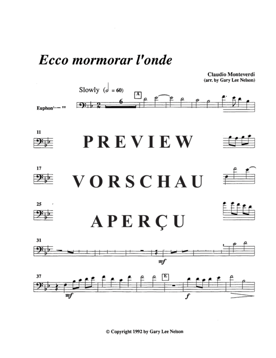 gallery: Ecco Mormorar l´onde , , (Tuba Quntett EETTT)