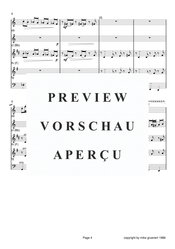 gallery: Sonatine für 5 Bläser, , Holzbläserquintett